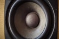 Paper cone speaker macro Royalty Free Stock Photo