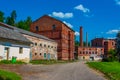 Old paper mill in Latvian town Ligatne Royalty Free Stock Photo