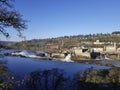 Old paper mill Willamette Falls Oregon City Royalty Free Stock Photo