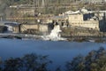 Old paper mill Willamette Falls Oregon City Royalty Free Stock Photo