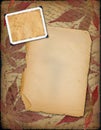 Old paper with photo-frameworks Royalty Free Stock Photo