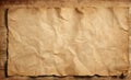 Old Paper Sheet Texture, Wrinkled Paper Texture Or Stock Photo Background Royalty Free Stock Photo