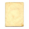 Old paper texture. Blank vintage page. Rough faded sheet surface. Royalty Free Stock Photo