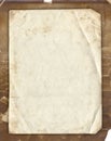 Old paper texture on the vintage photo background Royalty Free Stock Photo