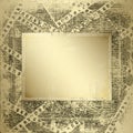 Old papers and grunge filmstrip Royalty Free Stock Photo