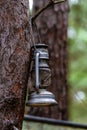 Old paraffin lamp Royalty Free Stock Photo