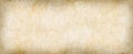 Old parchment paper. Banner texture Royalty Free Stock Photo