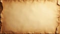 Old parchment paper scroll texture background showing folded edges Royalty Free Stock Photo