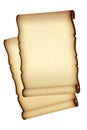 Old Parchment Paper Scrolls Royalty Free Stock Photo