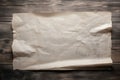 Old parchment paper sheet. Generate ai Royalty Free Stock Photo