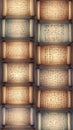 Old Parchment Papers in Grid Pattern Royalty Free Stock Photo
