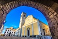 Old parish church in Istria, Motovun.