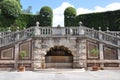 Old park in spa Terme Monecatini