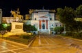 Old Parliament House at night, Athens, Greece