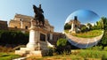 OLD PARLIAMENT / KOLOKOTRONIS STATUE - ATHENS, GREECE