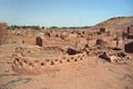 Old part (citadel) of desert town Mut in Dakhla oazis in Egypt, people still live here Royalty Free Stock Photo