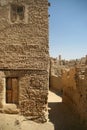 Old part (citadel) of desert town Mut in Dakhla oazis in Egypt, people still live here Royalty Free Stock Photo