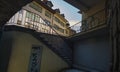 The old part of the city of Bern in the area of the Nydegg bridge Royalty Free Stock Photo