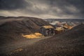 Old part of Roros. Norwegian mining town from UNESCO list Royalty Free Stock Photo