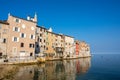 The old part of Rovinj in Crotia Royalty Free Stock Photo