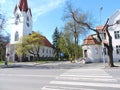 Old part of Silute town, Lithuania Royalty Free Stock Photo