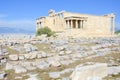 Old parthenon on Acropolis hill, Athens, Greece Royalty Free Stock Photo