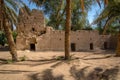 Old partly renovated arabian fort in Al Qattara Oasis