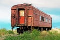 Old passenger railcar Royalty Free Stock Photo