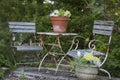 Old Patio Table and Chairs