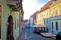 Old paved street of Zagreb upper town