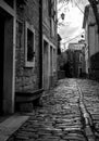 Old pavement in small city named GroÃÂ¾njan