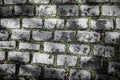 Old paving stones with grass. background Royalty Free Stock Photo