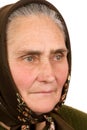 Old peasant woman Royalty Free Stock Photo