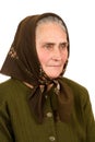 Old peasant woman Royalty Free Stock Photo