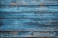 old peeling blue colored painted wooden board texture wall background, rustic hardwood planks surface Royalty Free Stock Photo