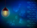 Old Pendant Lantern Vector Illustration Royalty Free Stock Photo