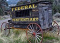 Old Penitentiary Wagon Royalty Free Stock Photo