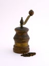 Old pepper mill. Royalty Free Stock Photo