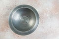 Old pewter bowl Royalty Free Stock Photo