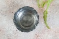 Old pewter bowl Royalty Free Stock Photo