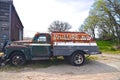 Old Phillips 66 gas delivery truck