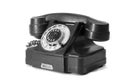 Old phone with dial disc Royalty Free Stock Photo