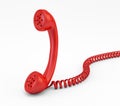 Old phone handset Royalty Free Stock Photo