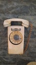 Old phone is in a long time ago Royalty Free Stock Photo