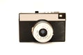 Old photo camera isolated over a white background Royalty Free Stock Photo