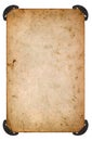 Old photo card with corner. aged blank paper sheet Royalty Free Stock Photo