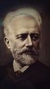 old photo by composer Pyotr Tchaikovsky Royalty Free Stock Photo