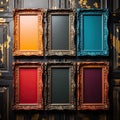 Old photo frame. Royalty Free Stock Photo