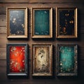 Old photo frame. Royalty Free Stock Photo