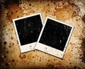 Old photo frames Royalty Free Stock Photo